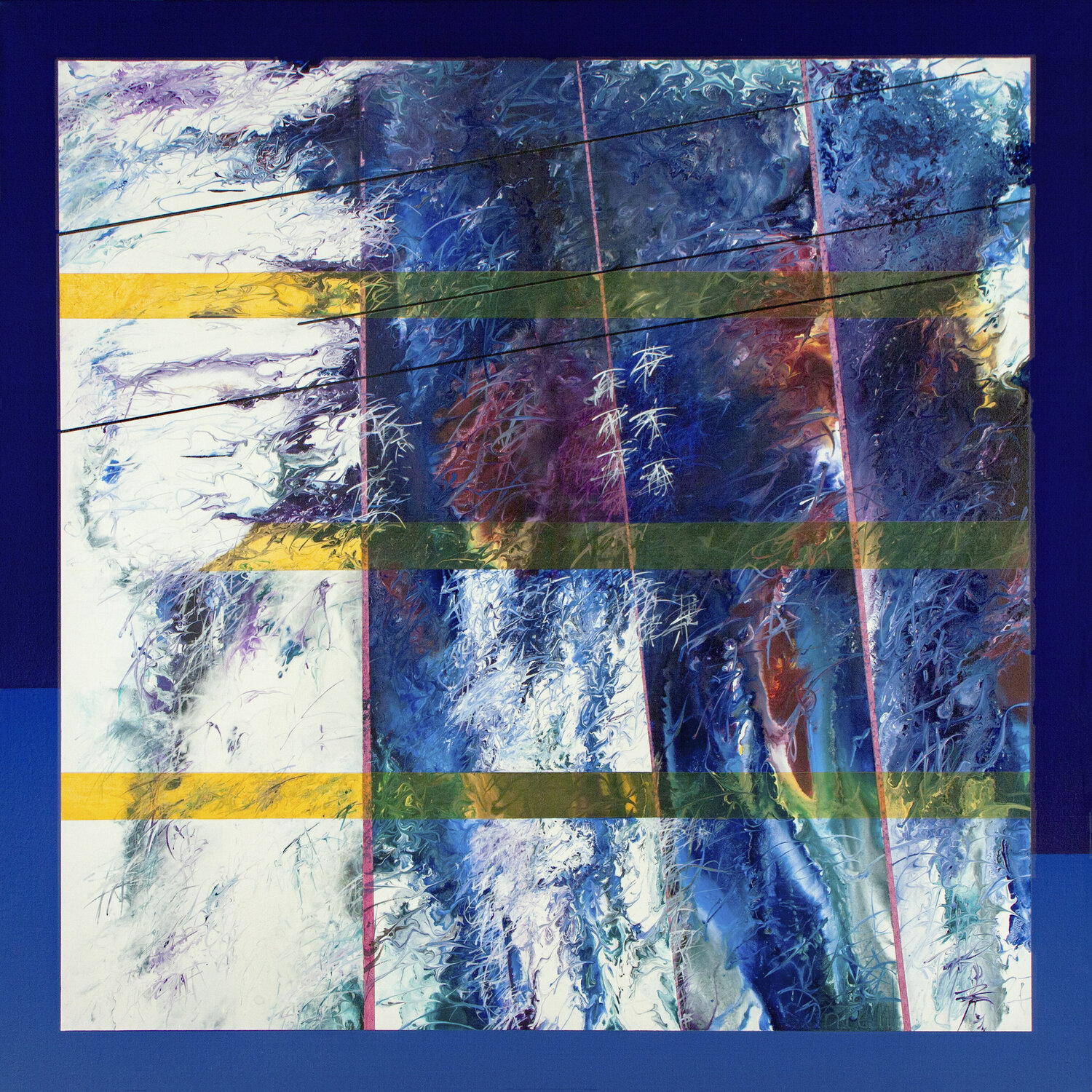 It's There in the Humming Air #19 Bill Santelli Original painting for sale