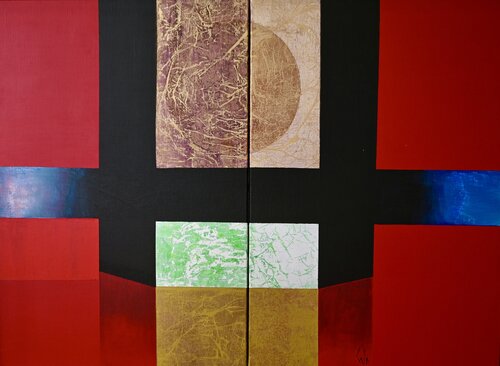 MONDE EPHEMERE by pierre calogero, Painting for Sale on Select