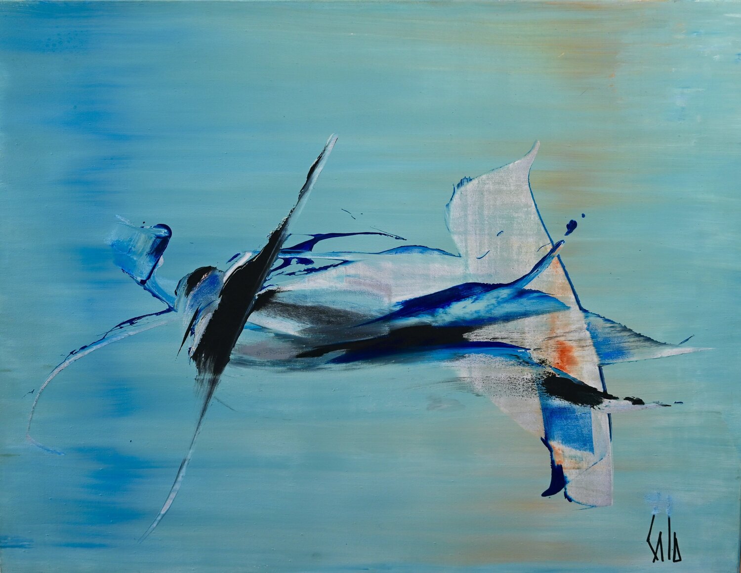 ADAGIO pierre calogero Original painting for sale