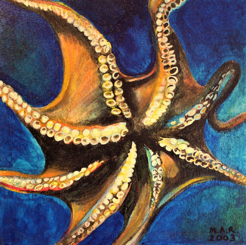 Polipo by Marco Ronga, Painting for Sale on Select