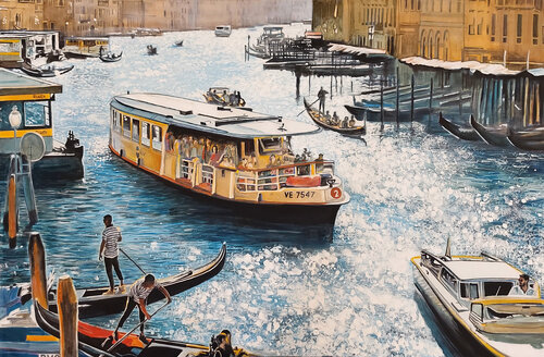 Rialto by Marco Ronga, Painting for Sale on Select