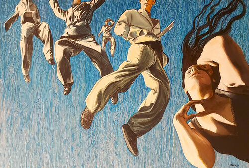 Sospensione by Marco Ronga, Painting for Sale on Select