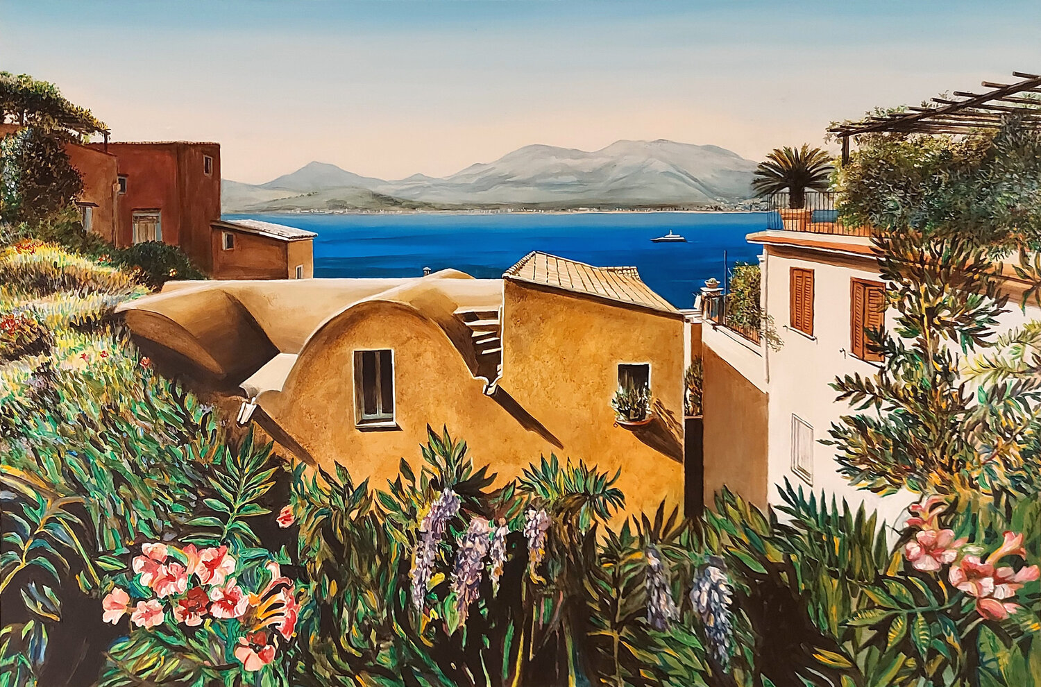 Gaeta meravigliosa Marco Ronga Original painting for sale