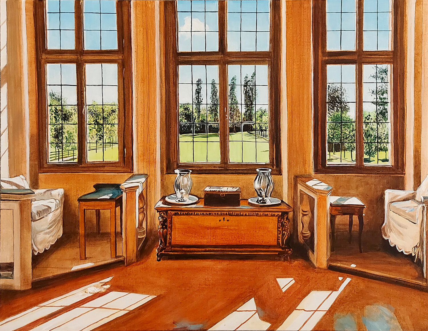 La stanza della riflessione Marco Ronga Original painting for sale