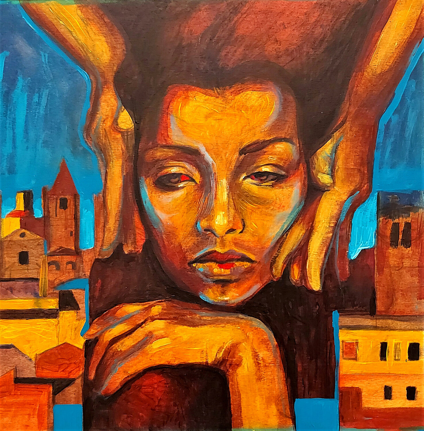 Melanconia - Euforia Marco Ronga Original painting for sale
