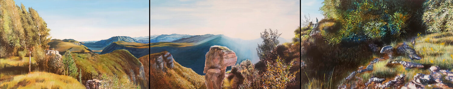 Trittico della Pace Marco Ronga Original painting for sale