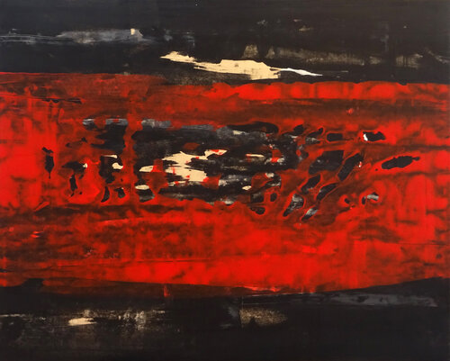 Zwischen Glut und Schatten by Peppi Spiss, Painting for Sale on Select