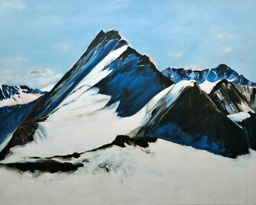 Once Upon the Time in Ötztal (Hintere Schwärze) by Peppi Spiss, Painting for Sale on Select