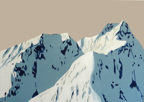 Sehnsucht nach dem Winter II by Peppi Spiss, Painting for Sale on Select
