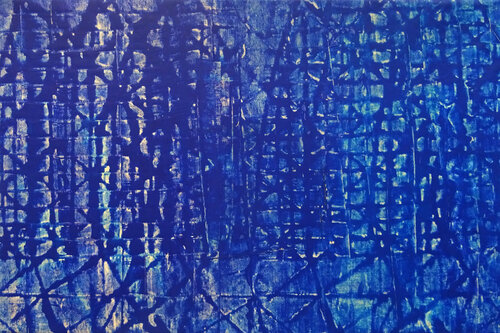 Blue ocean, deep sky by Peppi Spiss, Painting for Sale on Select
