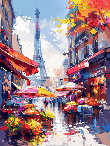 Paris by Cheeky Bunny, Painting for Sale on Select
