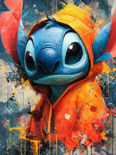 Stitch by Cheeky Bunny, Painting for Sale on Select