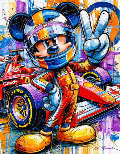 Live is a Ride by Cheeky Bunny, Painting for Sale on Select