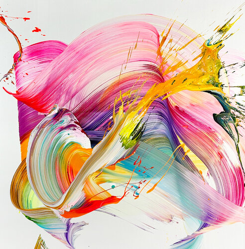 Spectrum in Motion by Nikolaos Schizas, Painting for Sale on Select
