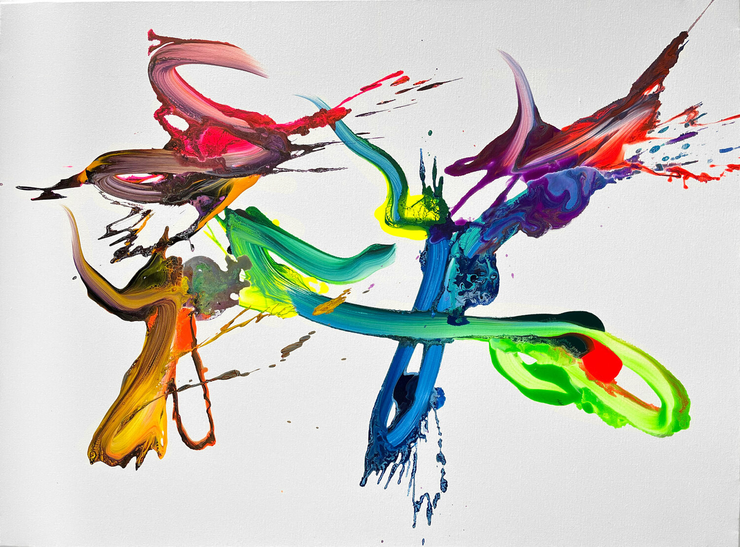 + energy Nikolaos Schizas Original painting for sale