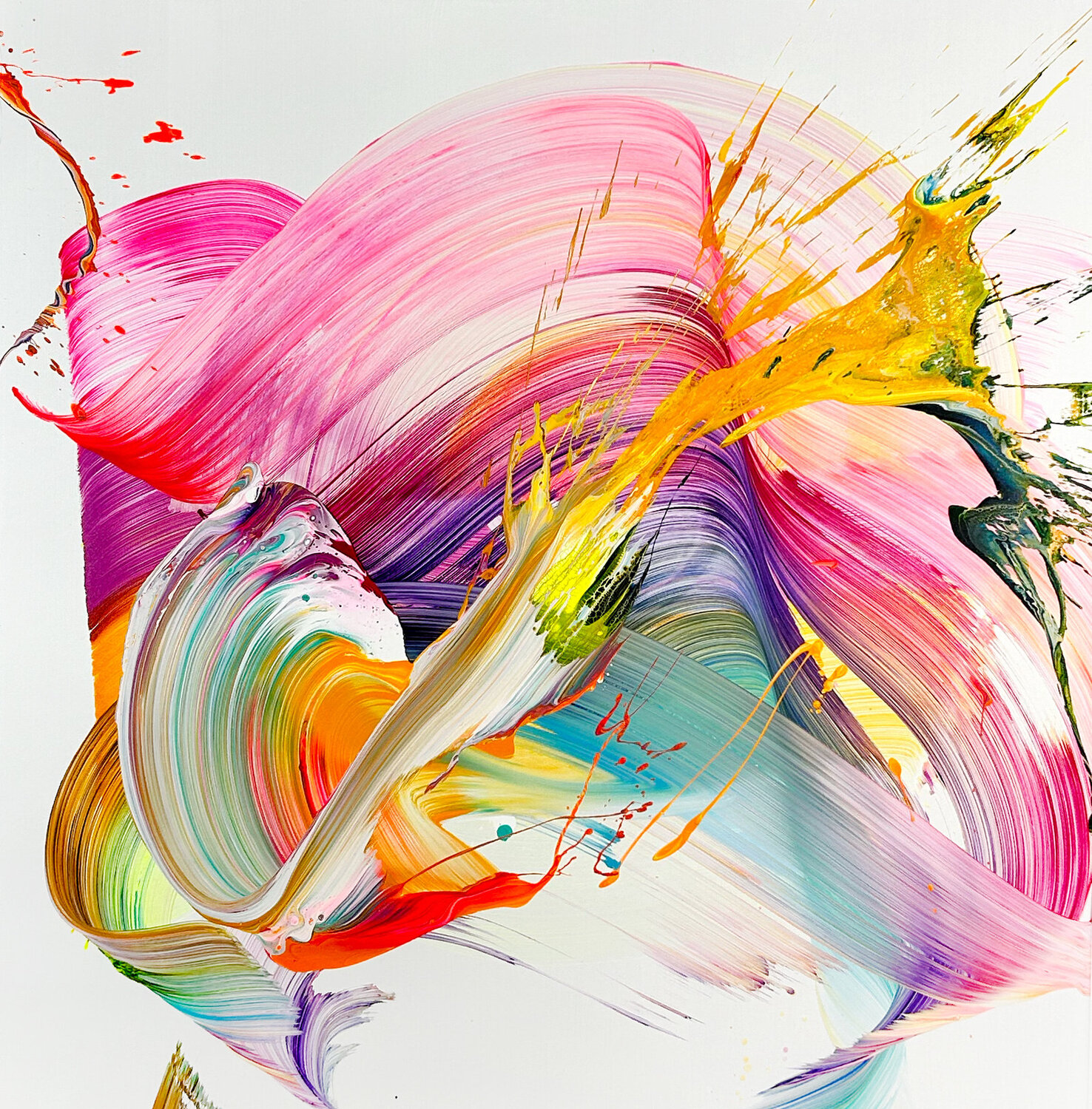 Spectrum in Motion Nikolaos Schizas Original painting for sale