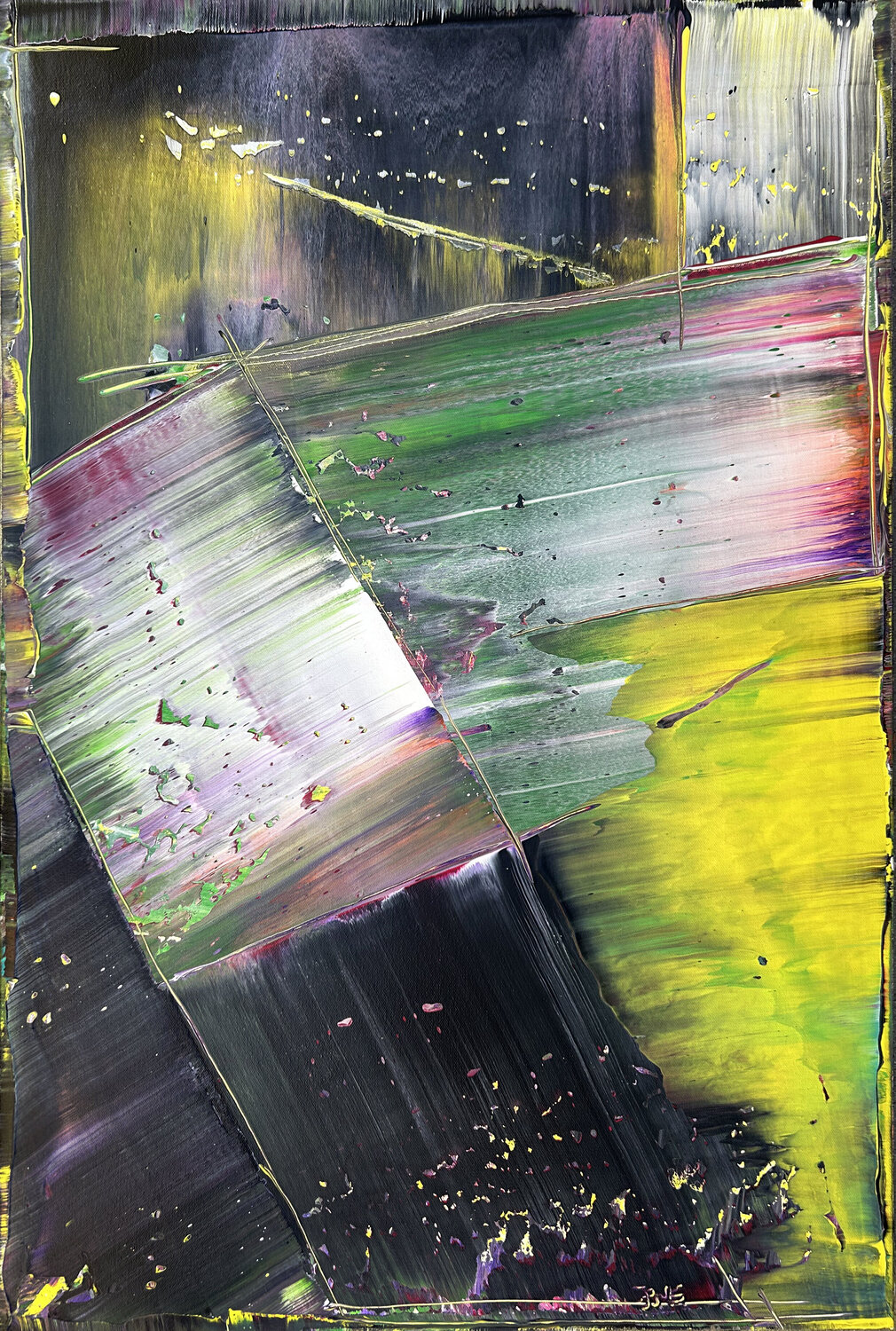 Space and Time Preston M. Smith (Pms) Original painting for sale