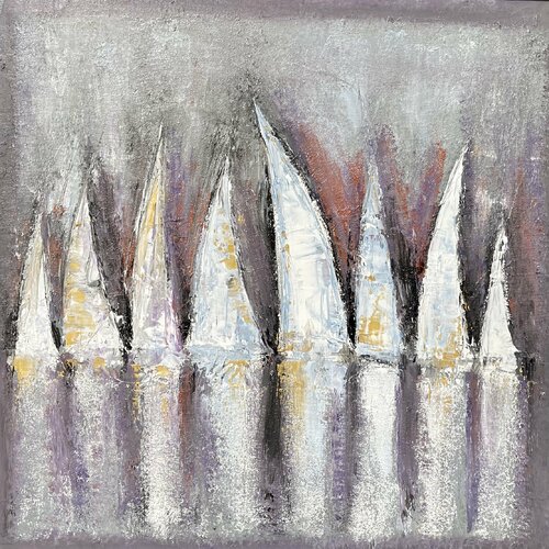 Regatta 11 by Olya Jonas, Painting for Sale on Select