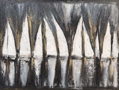 Sailing / Segelschiffe 523 by Olya Jonas, Painting for Sale on Select
