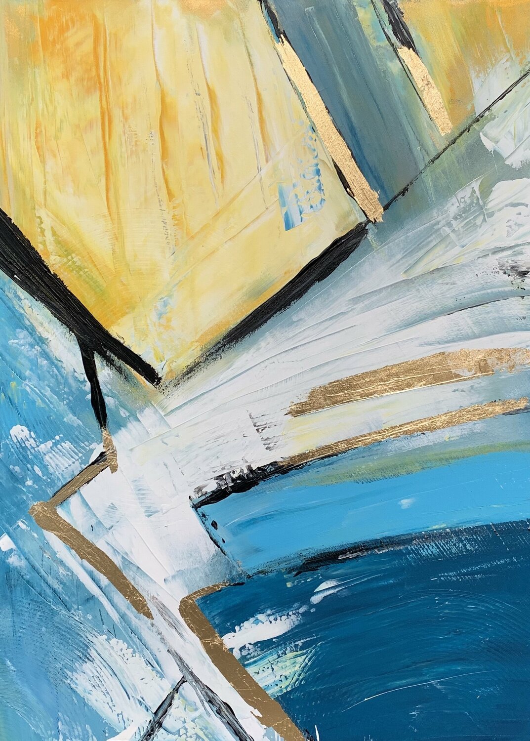 New Day Olya Jonas Original painting for sale