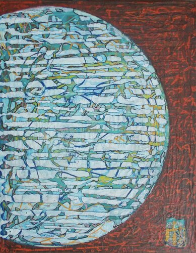 re-cycled 2 by Nartana Thomas Holzweiler, Painting for Sale on Select