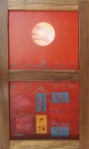 RED by Nartana Thomas Holzweiler, Painting for Sale on Select