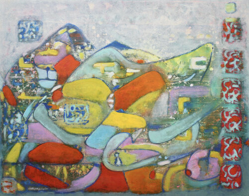 Intertwined by Nartana Thomas Holzweiler, Painting for Sale on Select