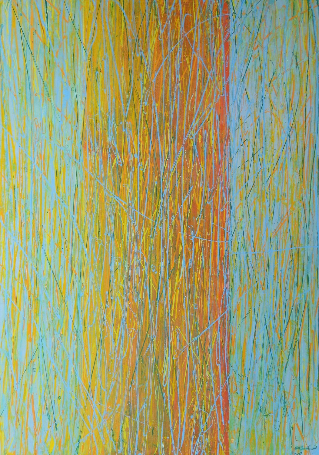 Bamboo Nartana Thomas Holzweiler Original painting for sale