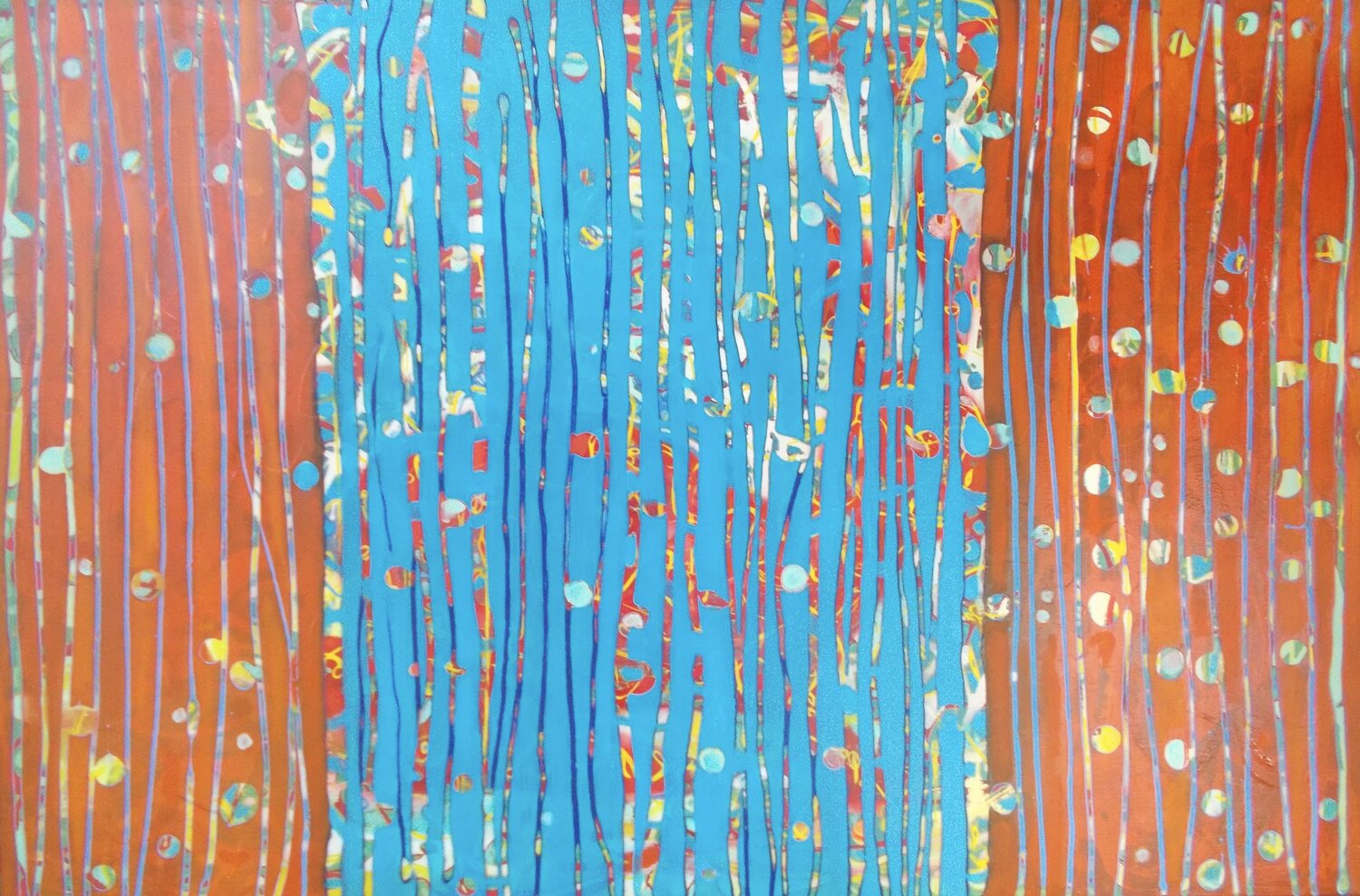 Hidden Rabbit Nartana Thomas Holzweiler Original painting for sale