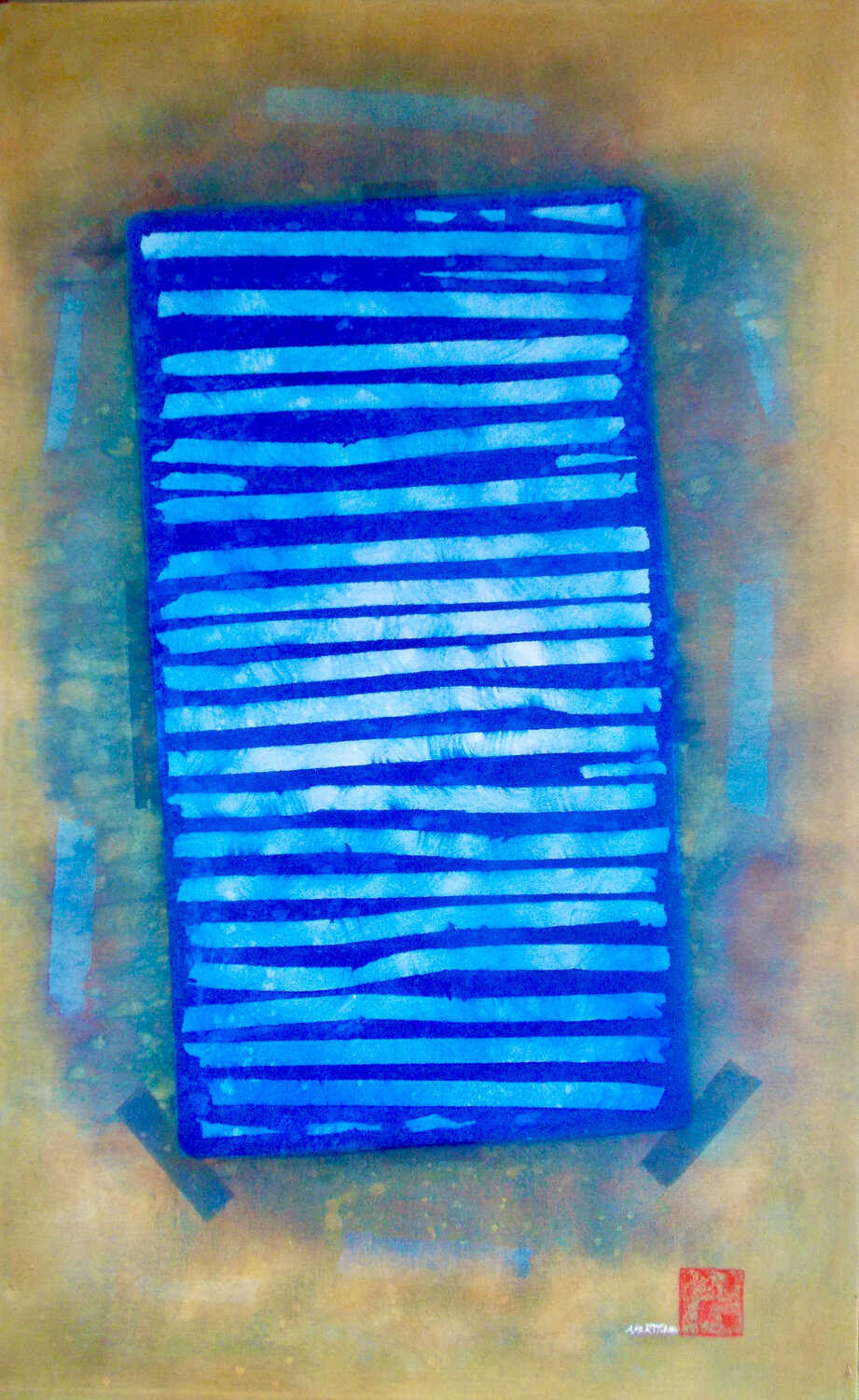 tilted Nartana Thomas Holzweiler Original painting for sale