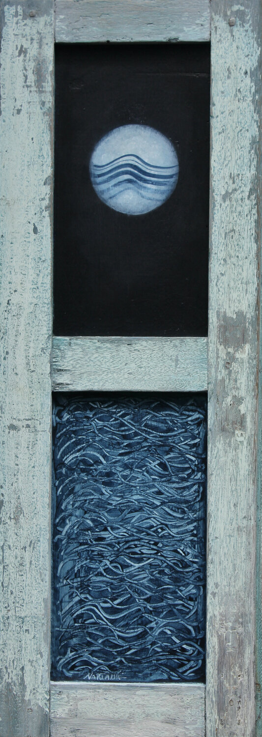 Indigo Moon Nartana Thomas Holzweiler Original painting for sale
