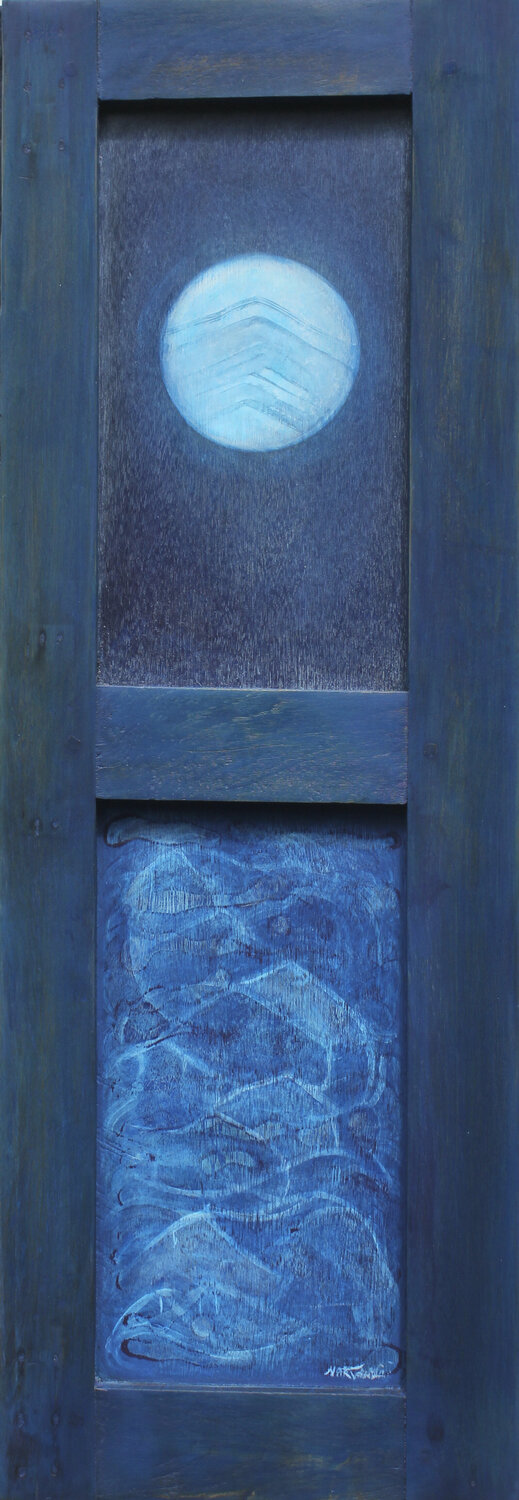 Tropical Moon Nartana Thomas Holzweiler Original painting for sale