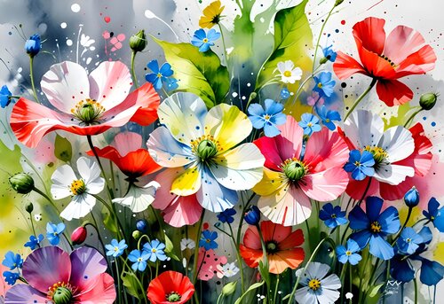 Happinnes by Natalia Kuruch, Painting for Sale on Select