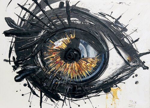 Techno eye by Natalia Kuruch, Painting for Sale on Select