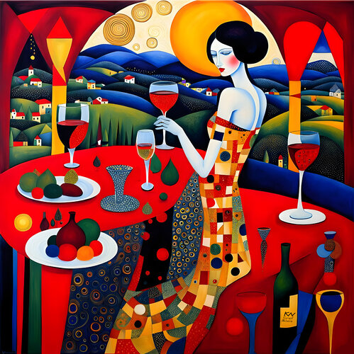 Waiting for the holiday by Natalia Kuruch, Painting for Sale on Select