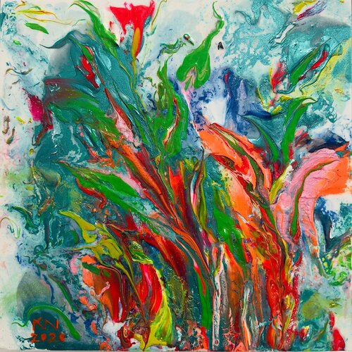 Les Fleurs Sauvages by Natalia Kuruch, Painting for Sale on Select