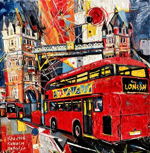 Tower Bridge by Natalia Kuruch, Painting for Sale on Select