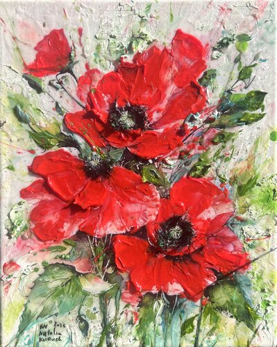 Poppies by Natalia Kuruch, Painting for Sale on Select