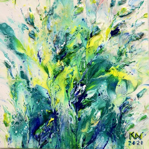 Whisper of Grasses by Natalia Kuruch, Painting for Sale on Select