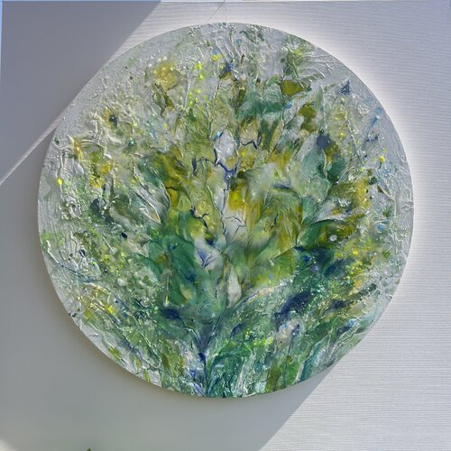 Énigme Chlorophylle by Natalia Kuruch, Painting for Sale on Select