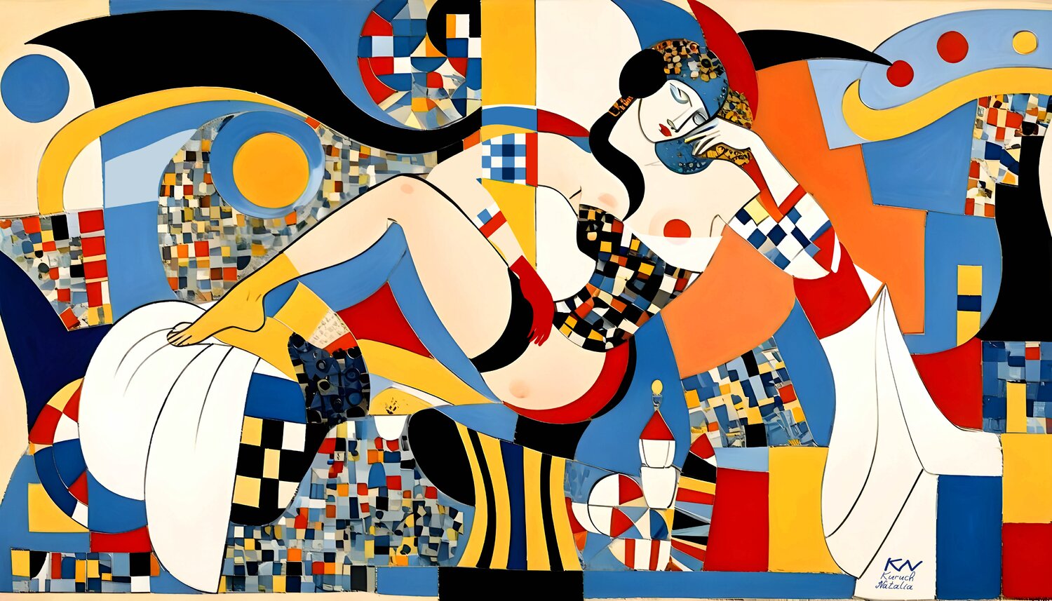My thoughts Natalia Kuruch Original painting for sale