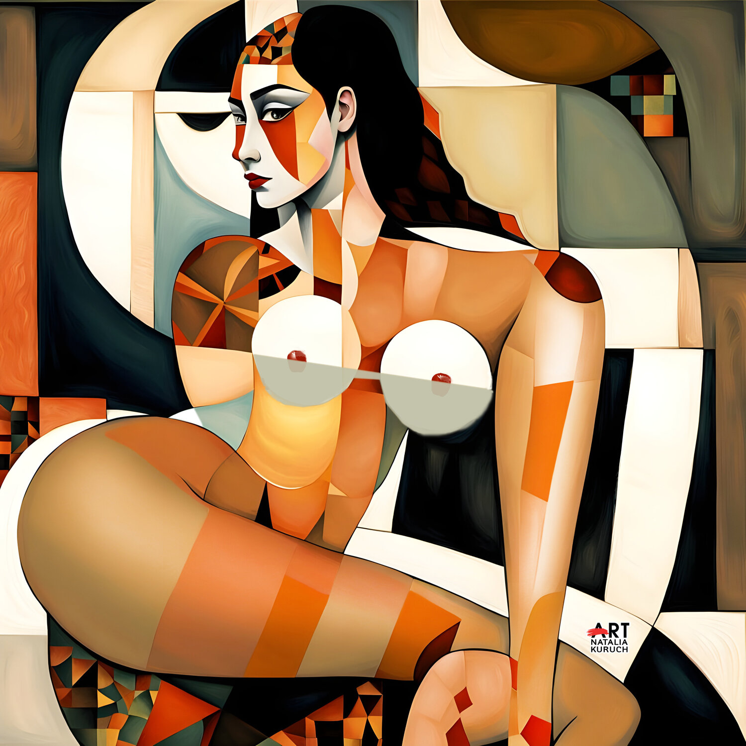 Rendez-vous... ce soir... Natalia Kuruch Original painting for sale