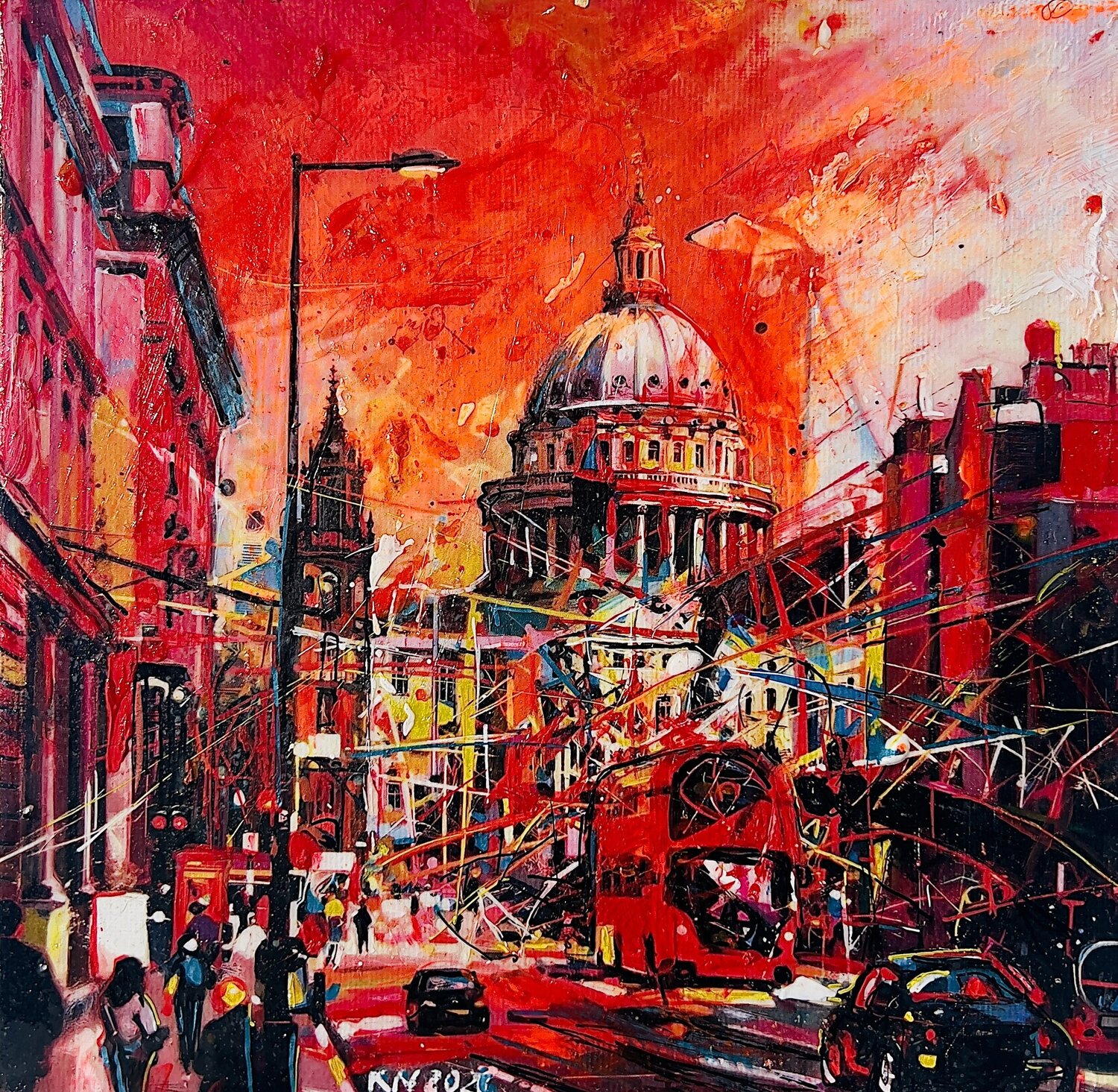London city Natalia Kuruch Original painting for sale