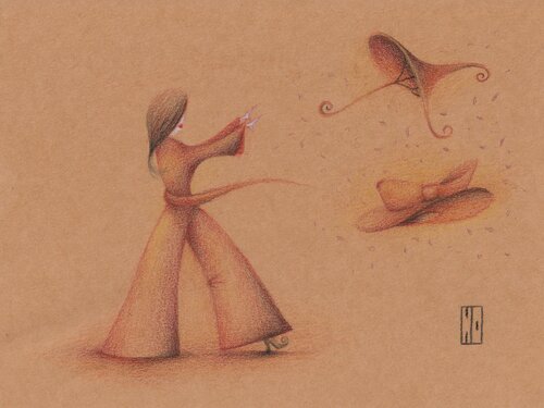 L'élégance à la plage by Hubert Ollivier, Drawing for Sale on Select