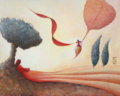 Voile d'été by Hubert Ollivier, Painting for Sale on Select