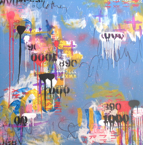 Electric Joy by Lorette C. Luzajic, Painting for Sale on Select