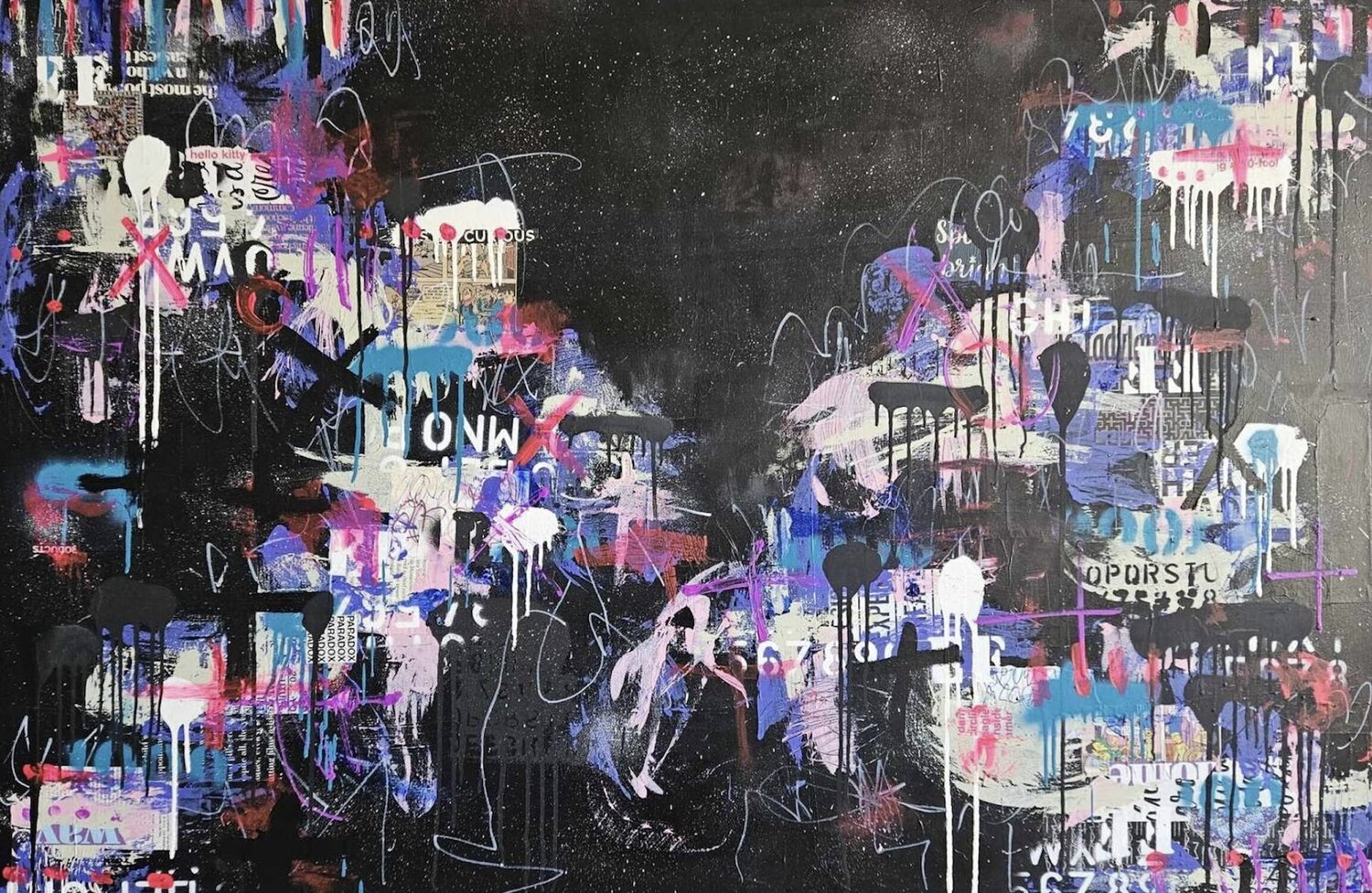 Stay Curious Lorette C. Luzajic Original painting for sale