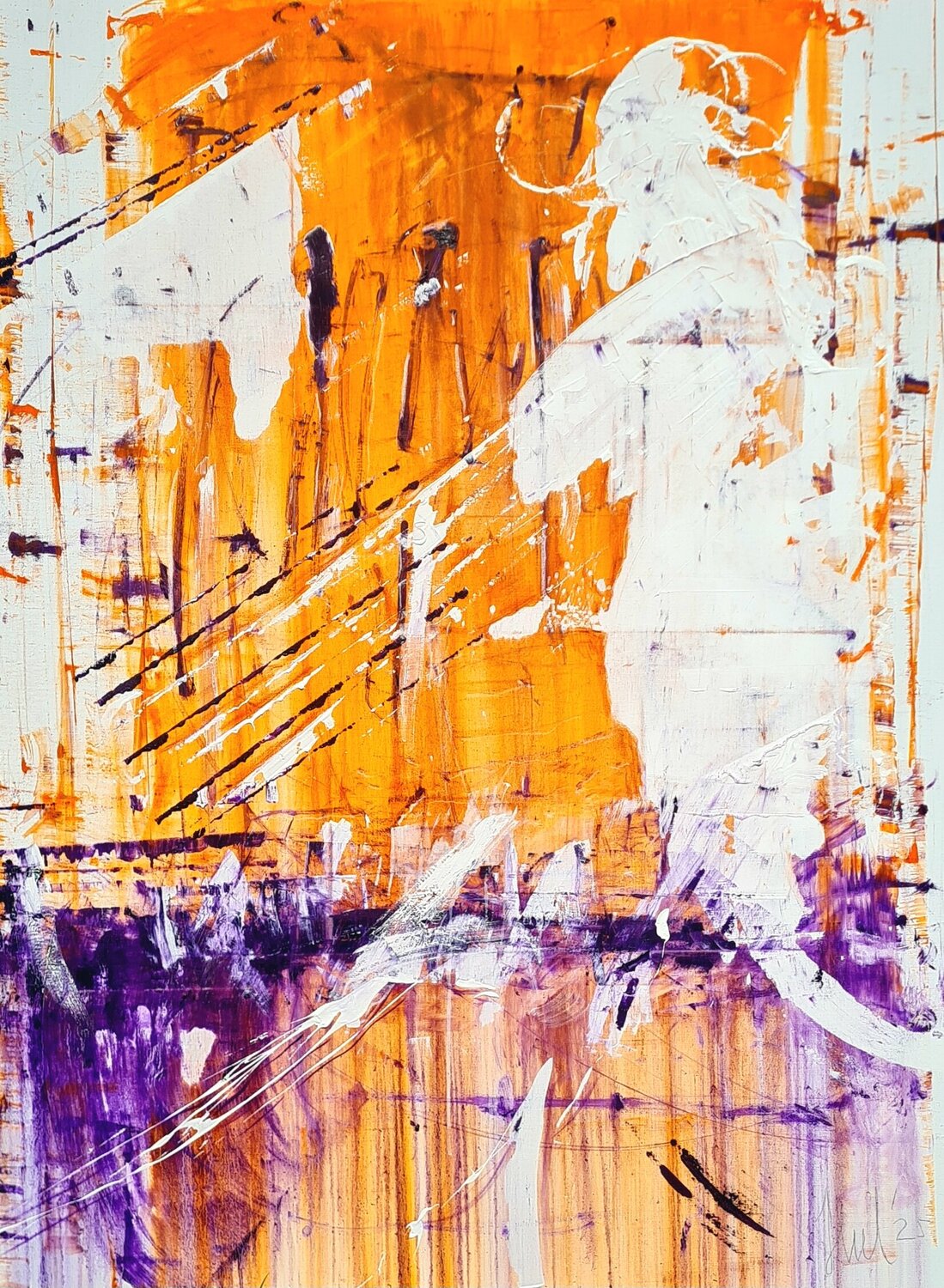 Event to come Ernst-Martin HEEL Original painting for sale