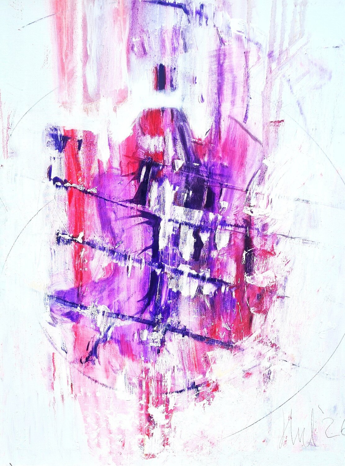 Luminous core Ernst-Martin HEEL Original painting for sale