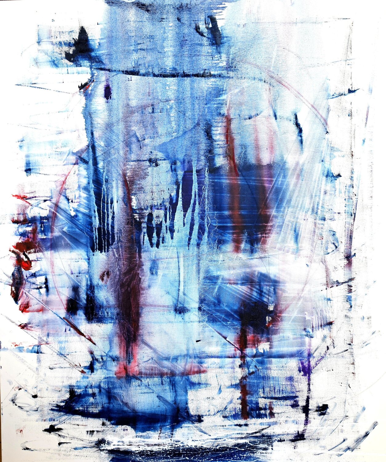 Tension field Ernst-Martin HEEL Original painting for sale